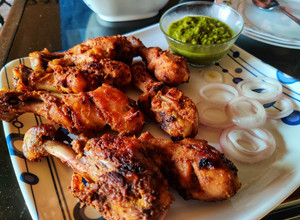 A picture of Roasted Chicken legs.