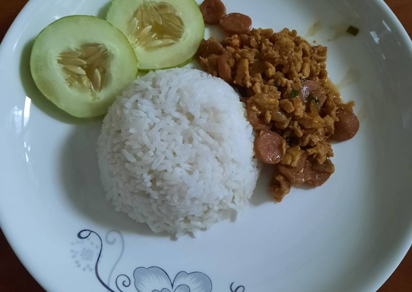 Nasi Gila Simple
