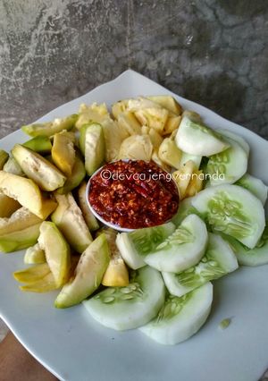 Foto resep Rujak Buah Sambel Kacang