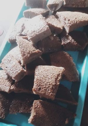 Una foto de Brownie sin manteca