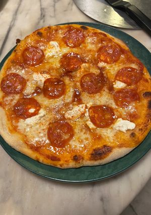 Foto di Pizza romana alla diavola standardizzata per fornetto ariete