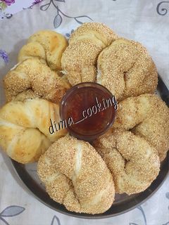 صورة لوصفة خبز السميت التركي