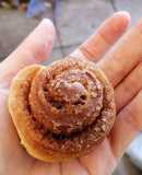 Mini rollos de canela sin glass