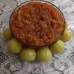 A picture of Amla sweet & sour chutney.