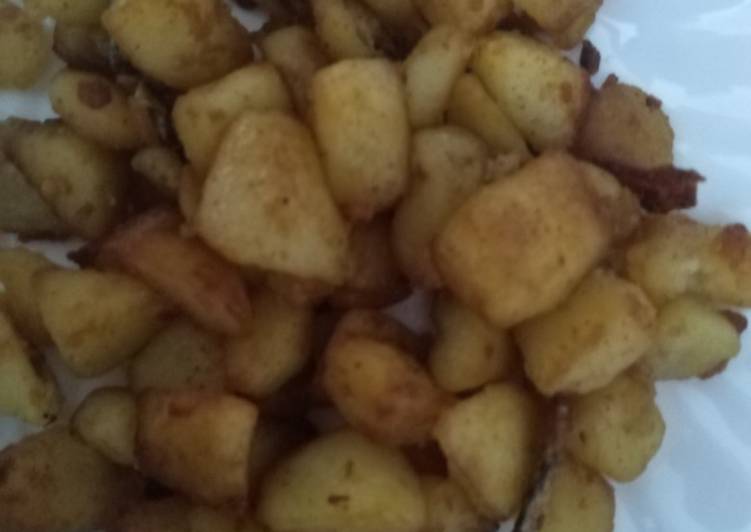 Steps to Prepare Homemade Potato fry cubes
