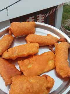 வாழைக்காய் பஜ்ஜி(raw banana bajji recipe in tamil) செய்முறை முக்கிய புகைப்படம்