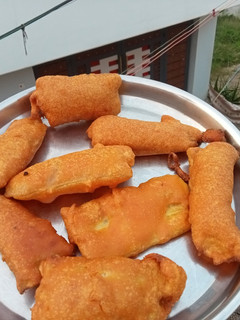 வாழைக்காய் பஜ்ஜி(raw banana bajji recipe in tamil) செய்முறை முக்கிய புகைப்படம்