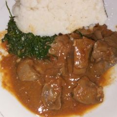 A picture of Marinated liver #authormarathon.
