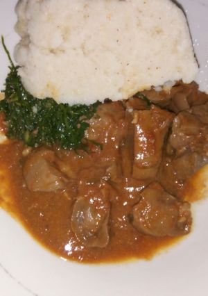 A picture of Marinated liver #authormarathon.