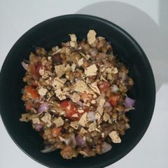 A picture of Moong chaat.