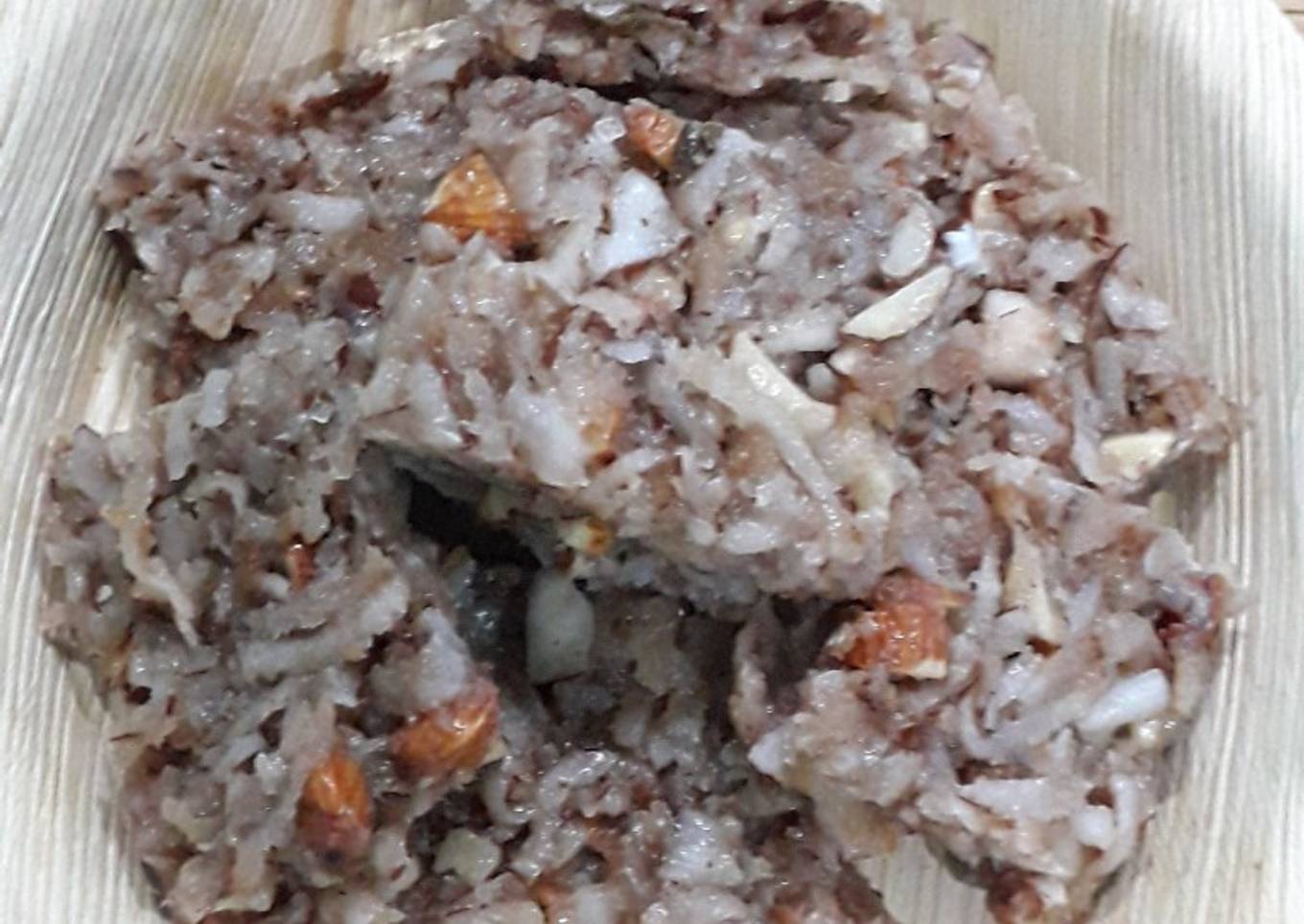 Gulkand nariyal chikki