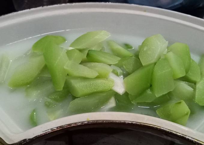 Standar Cara mudah bikin Sayur Manis Labu Jipang sajian Idul Fitri  gurih