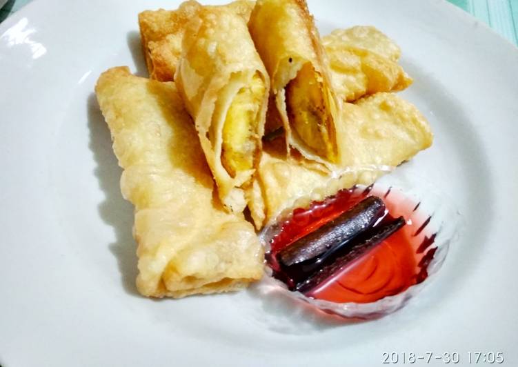 Banana Crepe sederhana