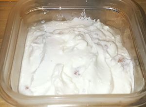 Una foto de Crema de ricotta para postres