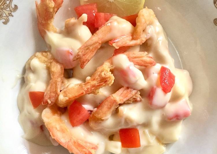 Bumbu Udang Salad Mayonaise | Resep Bumbu Udang Salad Mayonaise Yang Lezat Sekali