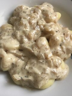 Una foto de Ñoquis a la pimienta