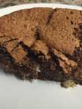 Bizcocho de chocolate y plátano