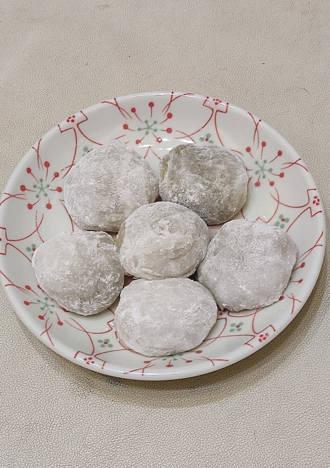 簡單只要十步驟的 綠豆涼糕湯圓 的食譜成品照片