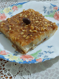 صورة لوصفة تحلية بالكراميل وفول السوداني