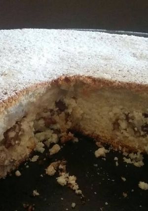 Una foto de Torta de ricota o rellena o pastel de ricota y nueces