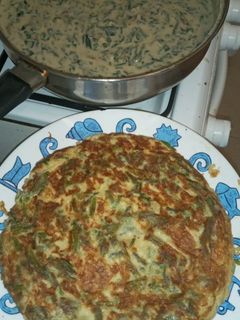 Una foto de Tortilla de Espárragos verdes