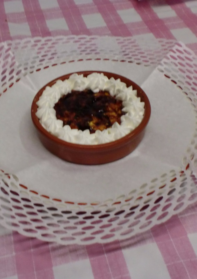 Una foto de Crema catalana