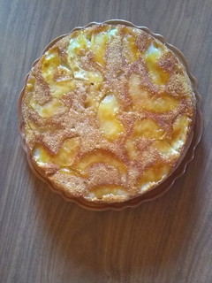 Una foto de Torta de manzana invertida
