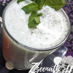 A picture of Mint Chaas or Buttermilk.