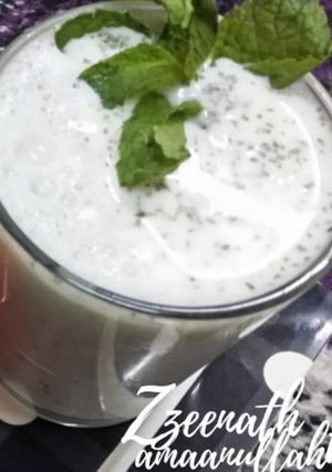 A picture of Mint Chaas or Buttermilk.