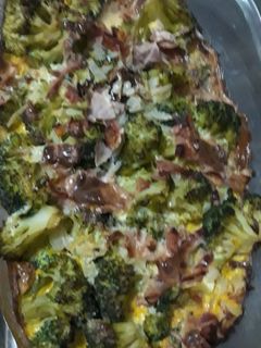 Una foto de Pastel de brócoli
