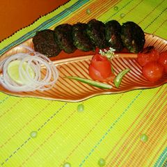 A picture of Hara bhara kabab.