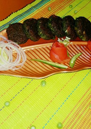A picture of Hara bhara kabab.