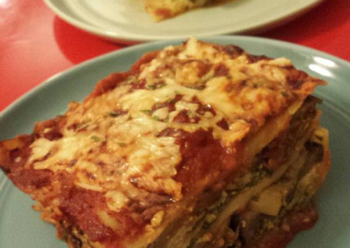 Spinach & Eggplant Lagsana