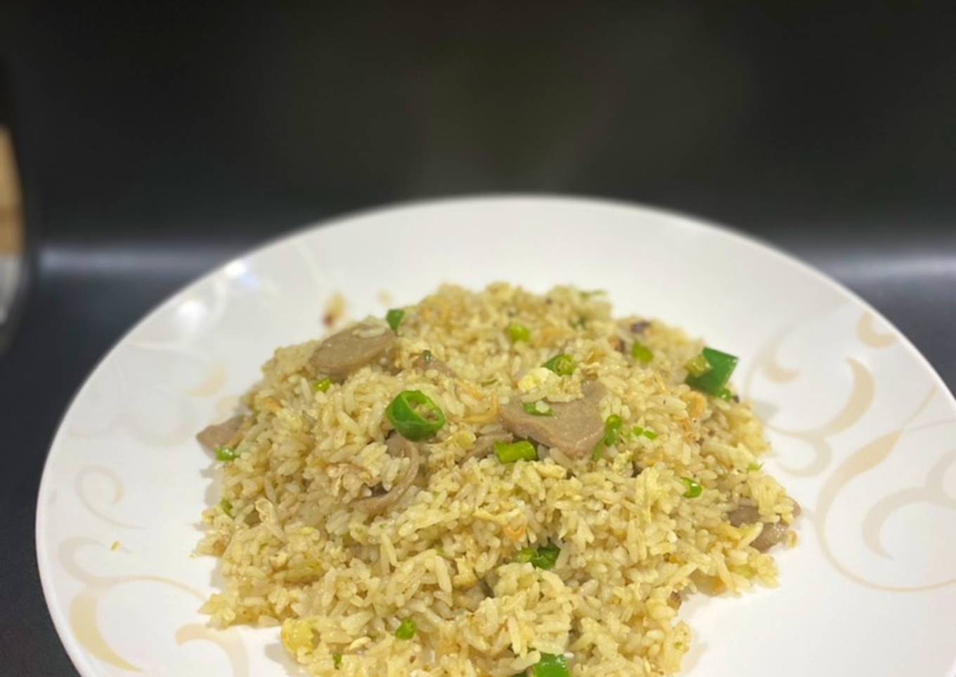 Nasi goreng teri cabe ijo