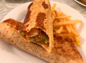صورة لوصفة Chicken wrap ساندويتش دجاج