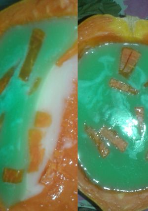 Foto resep Puding Pepaya Putih Hijau