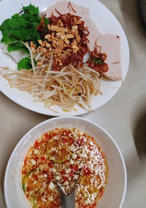 Hình của món Bánh cuốn cấp tốc bằng bột gạo.