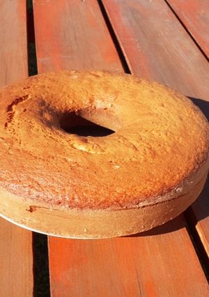 Una foto de Torta de crema de leche