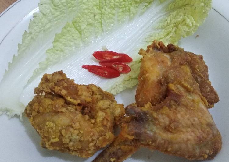Resep Ayam Goreng Krispy(No Ungkep &amp; Praktis) 🍗👍🏻, Lezat Sekali
