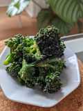 Purple sprouting broccoli with Sesame