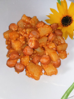 Pásztortarhonya virslivel (gyerekeknek) recept fotója