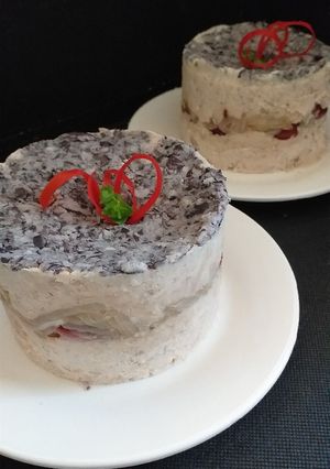 Una foto de Pastel de frijoles