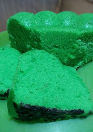 Foto resep Bolu kukus pandan sarapan