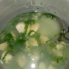 Foto resep Sayur bening sawi hijau sosis