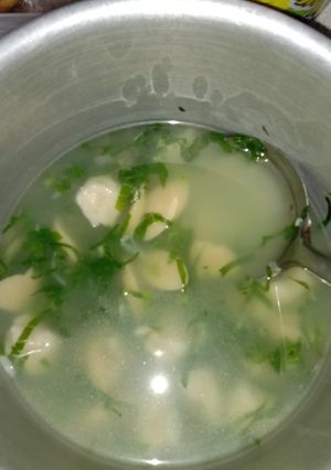Foto resep Sayur bening sawi hijau sosis