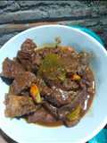 Krengsengan daging sapi