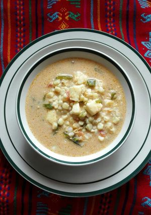 A picture of Corn Soup 🌽.