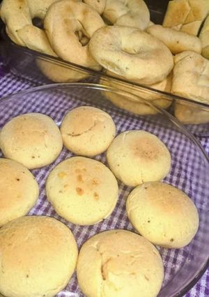 Una foto de Chipa aramirõ (almidón de mandioca)