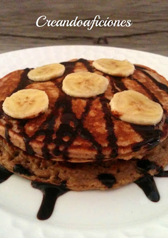 Una foto de Tortitas de avena y plátano