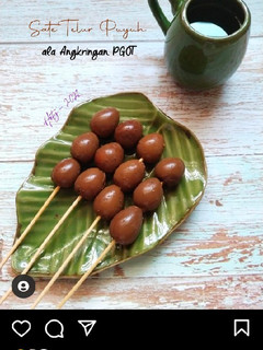 Foto resep Sate Telur Puyuh ala Angkringan PGOT